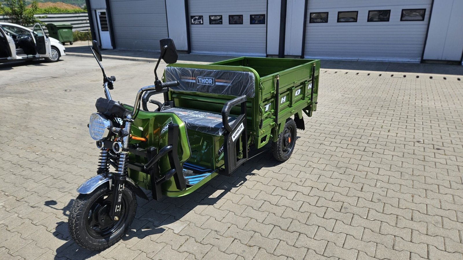 Triciclu electric 1000W Thor WORKER fara permis 60V32Ah 25km/h TRANSPORT GRATUIT - imagine 10