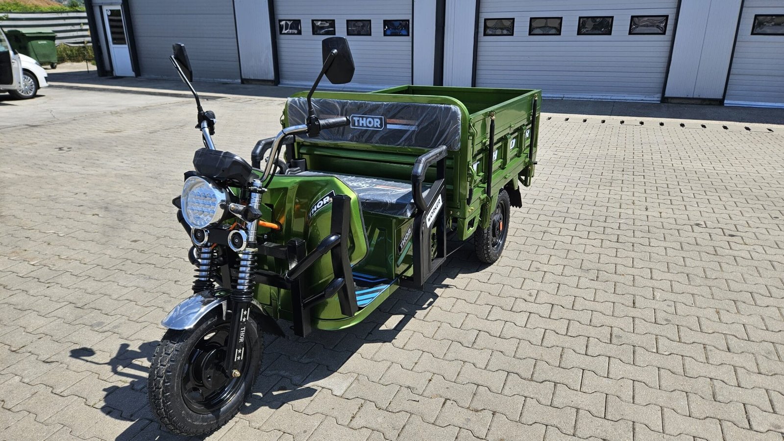 Triciclu electric 1000W Thor WORKER fara permis 60V32Ah 25km/h TRANSPORT GRATUIT - imagine 14