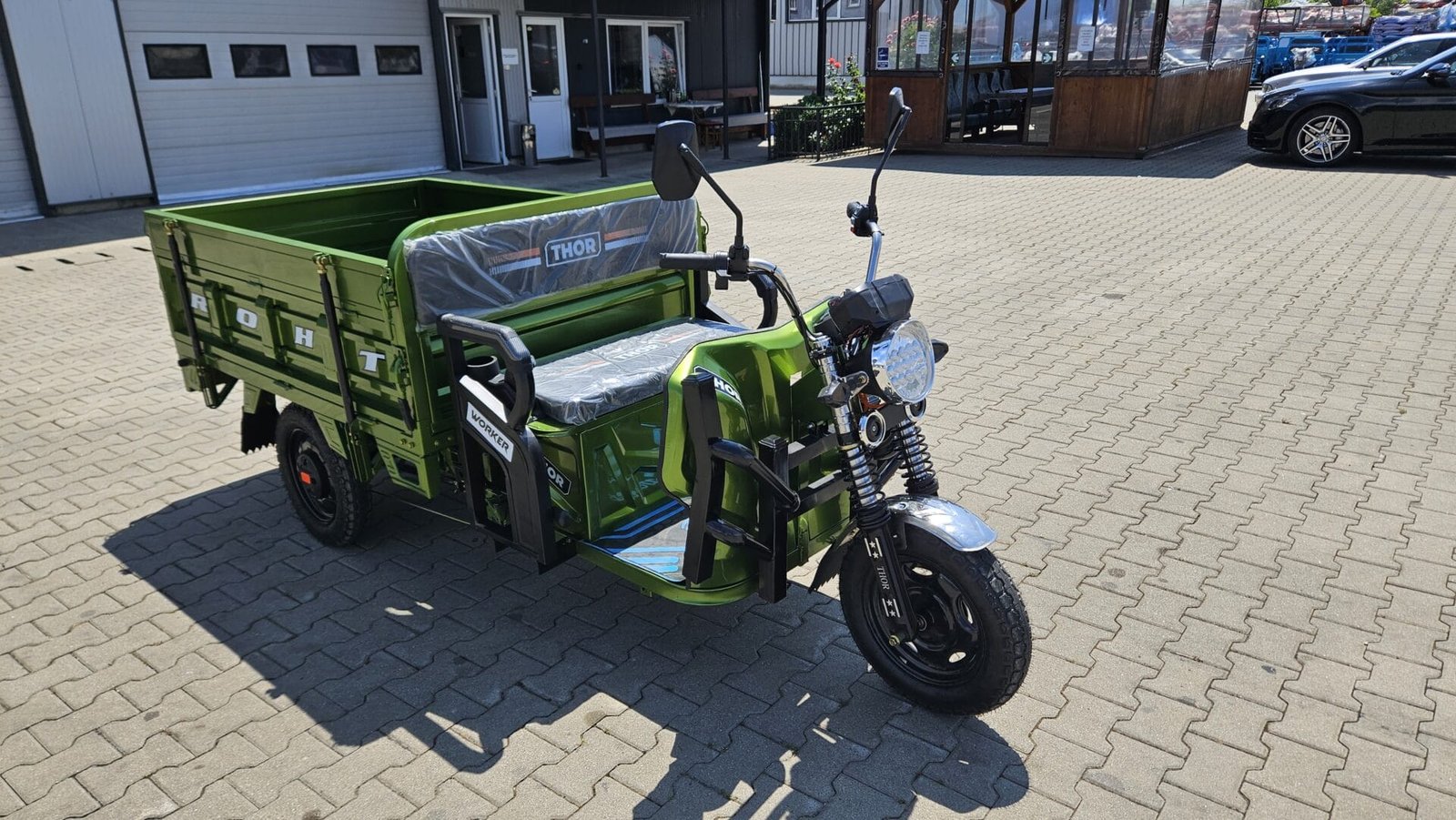 Triciclu electric 1000W Thor WORKER fara permis 60V32Ah 25km/h TRANSPORT GRATUIT - imagine 16