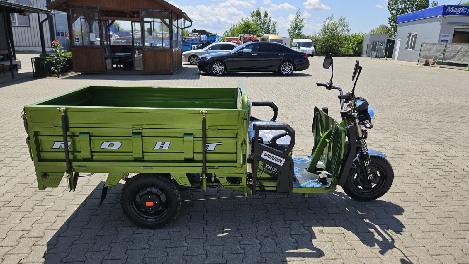 Triciclu electric 1000W Thor WORKER fara permis 60V32Ah 25km/h TRANSPORT GRATUIT - imagine 18