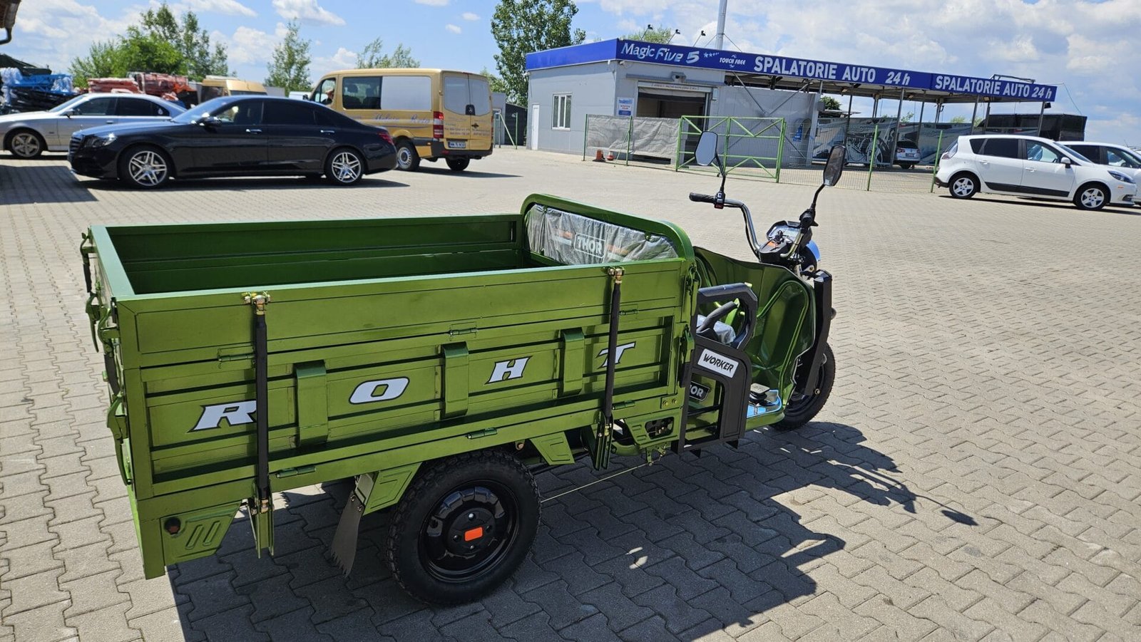 Triciclu electric 1000W Thor WORKER fara permis 60V32Ah 25km/h TRANSPORT GRATUIT - imagine 19