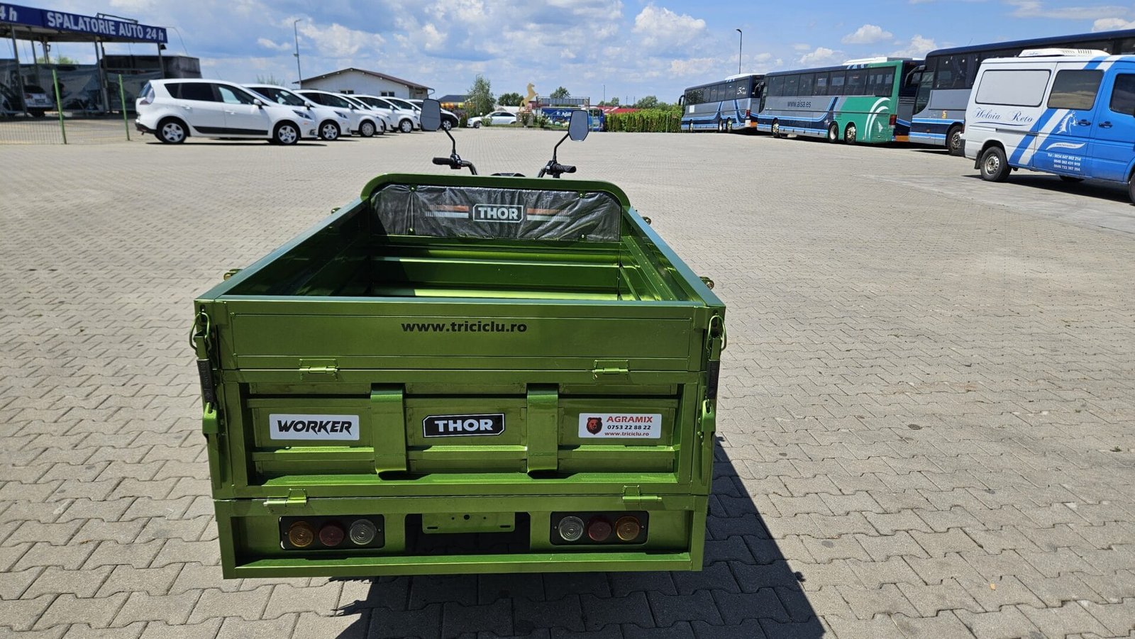 Triciclu electric 1000W Thor WORKER fara permis 60V32Ah 25km/h TRANSPORT GRATUIT - imagine 21