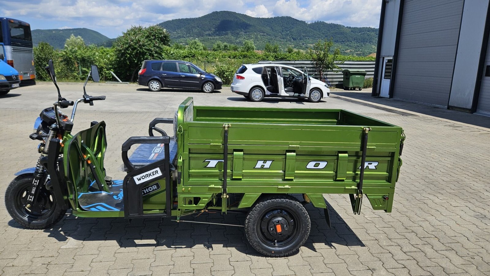 Triciclu electric 1000W Thor WORKER fara permis 60V32Ah 25km/h TRANSPORT GRATUIT - imagine 24