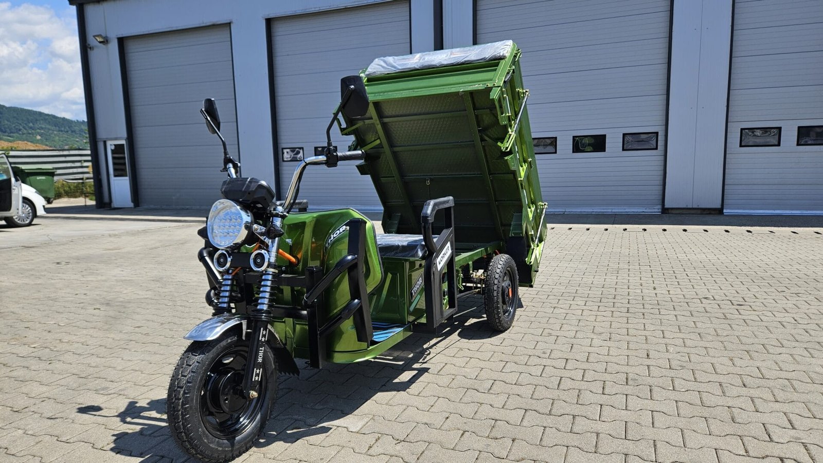 Triciclu electric 1000W Thor WORKER fara permis 60V32Ah 25km/h TRANSPORT GRATUIT - imagine 33