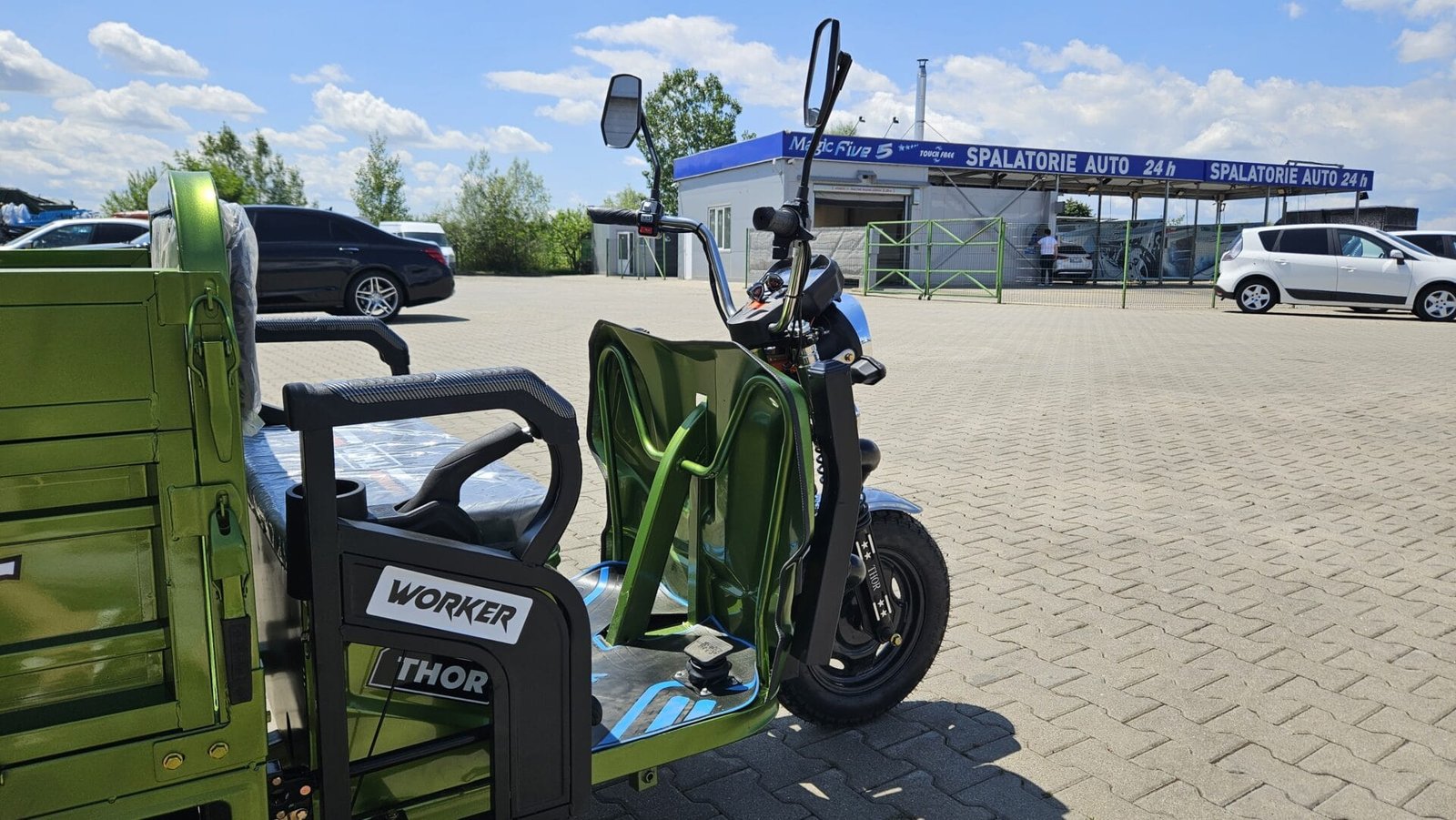 Triciclu electric 1000W Thor WORKER fara permis 60V32Ah 25km/h TRANSPORT GRATUIT - imagine 38