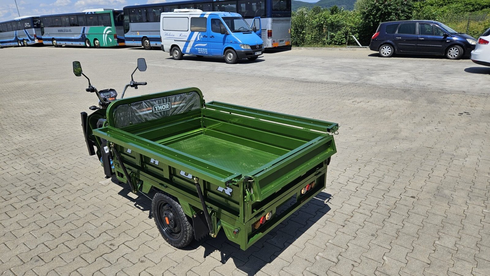 Triciclu electric 1000W Thor WORKER fara permis 60V32Ah 25km/h TRANSPORT GRATUIT - imagine 39