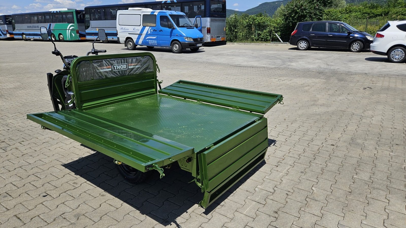Triciclu electric 1000W Thor WORKER fara permis 60V32Ah 25km/h TRANSPORT GRATUIT - imagine 44
