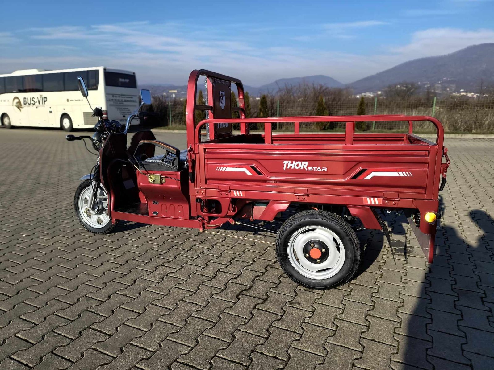 Triciclu electric 1200W Thor STAR visiniu fara permis 60V45Ah 25km/h cu CIV inclus TRANSPORT GRATUIT - imagine 2