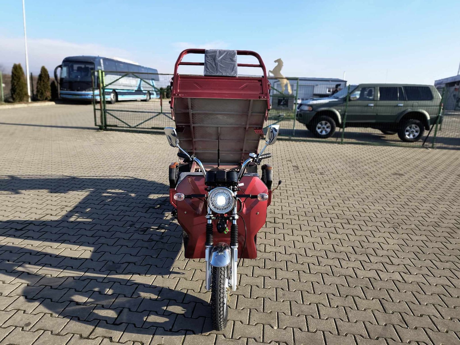 Triciclu electric 1200W Thor STAR visiniu fara permis 60V45Ah 25km/h cu CIV inclus TRANSPORT GRATUIT - imagine 3