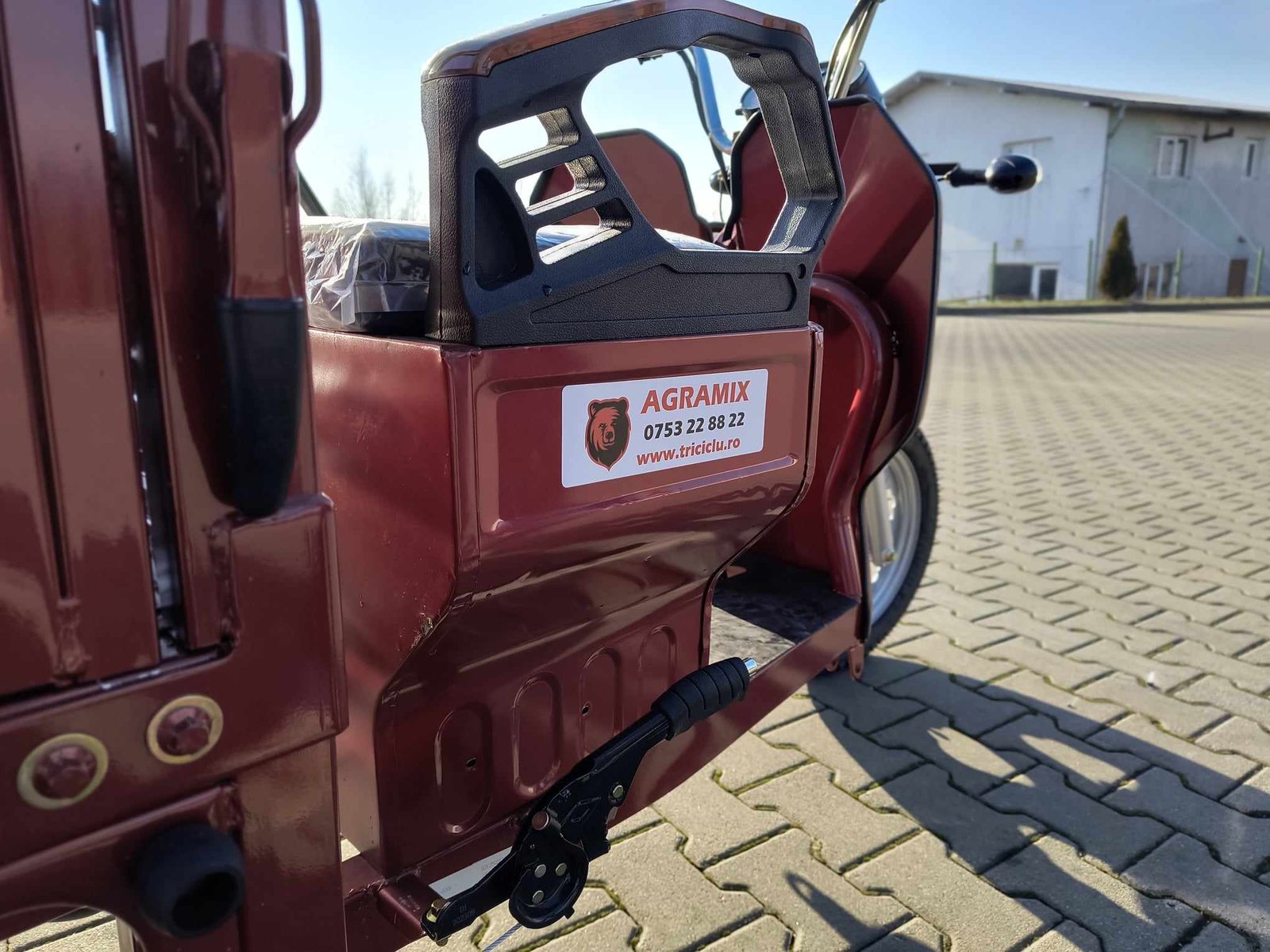 Triciclu electric 1200W Thor STAR visiniu fara permis 60V45Ah 25km/h cu CIV inclus TRANSPORT GRATUIT - imagine 9