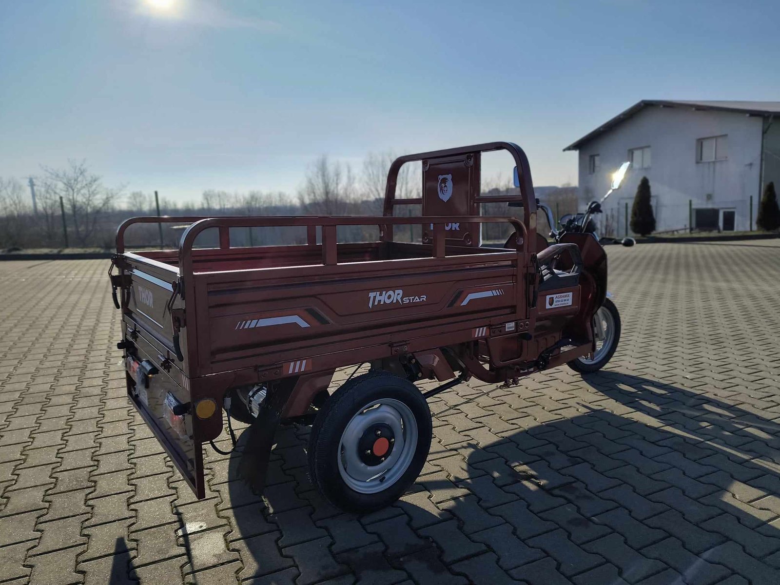 Triciclu electric 1200W Thor STAR visiniu fara permis 60V45Ah 25km/h cu CIV inclus TRANSPORT GRATUIT - imagine 10
