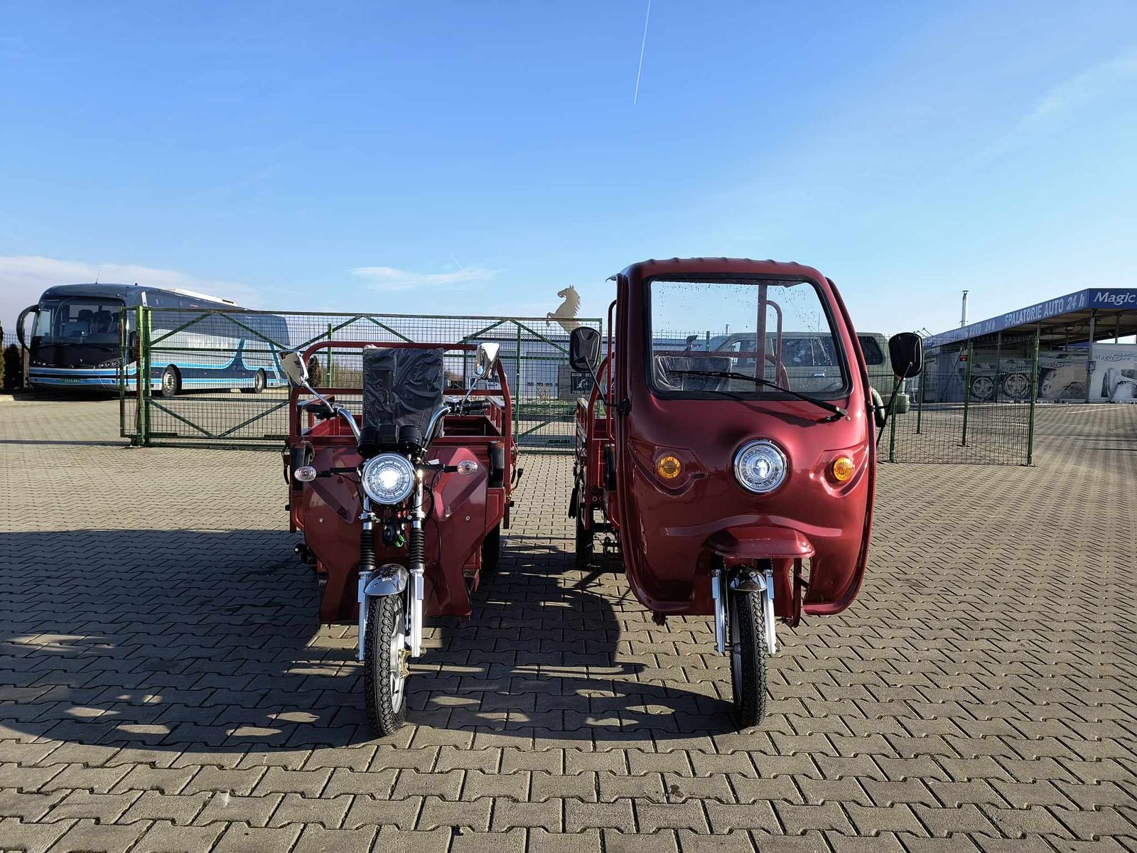 Triciclu electric 1200W Thor STAR Plus visiniu fara permis 60V45Ah 25km/h cu CIV inclus TRANSPORT GRATUIT - imagine 4