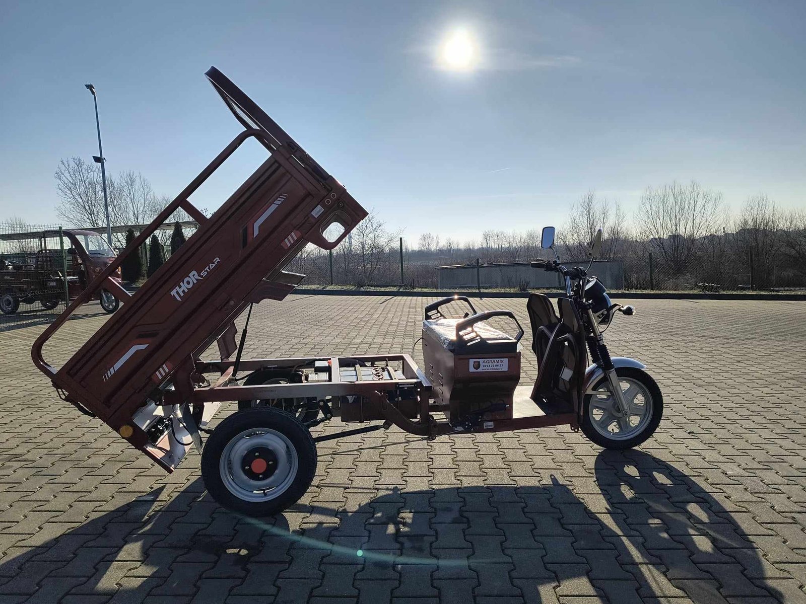 Triciclu electric 1200W Thor STAR visiniu fara permis 60V45Ah 25km/h cu CIV inclus TRANSPORT GRATUIT - imagine 12