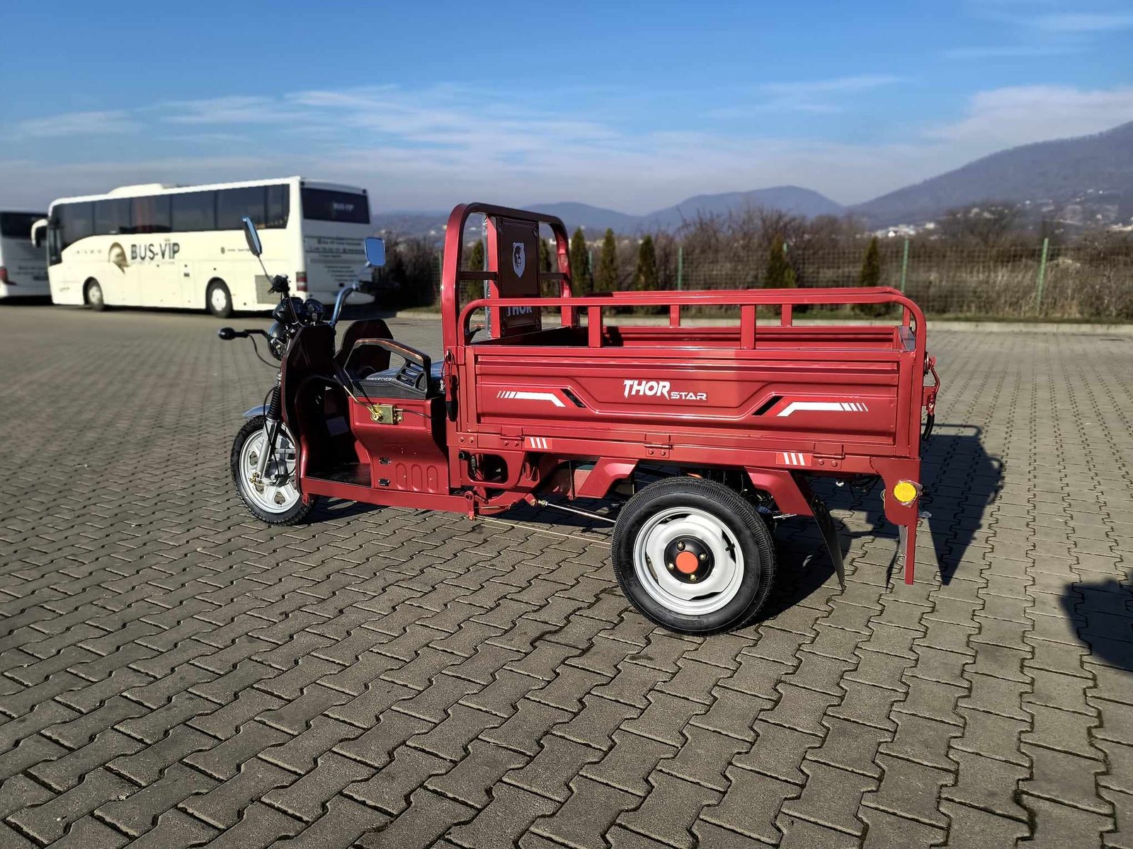 Triciclu electric 1200W Thor STAR visiniu fara permis 60V45Ah 25km/h cu CIV inclus TRANSPORT GRATUIT - imagine 13