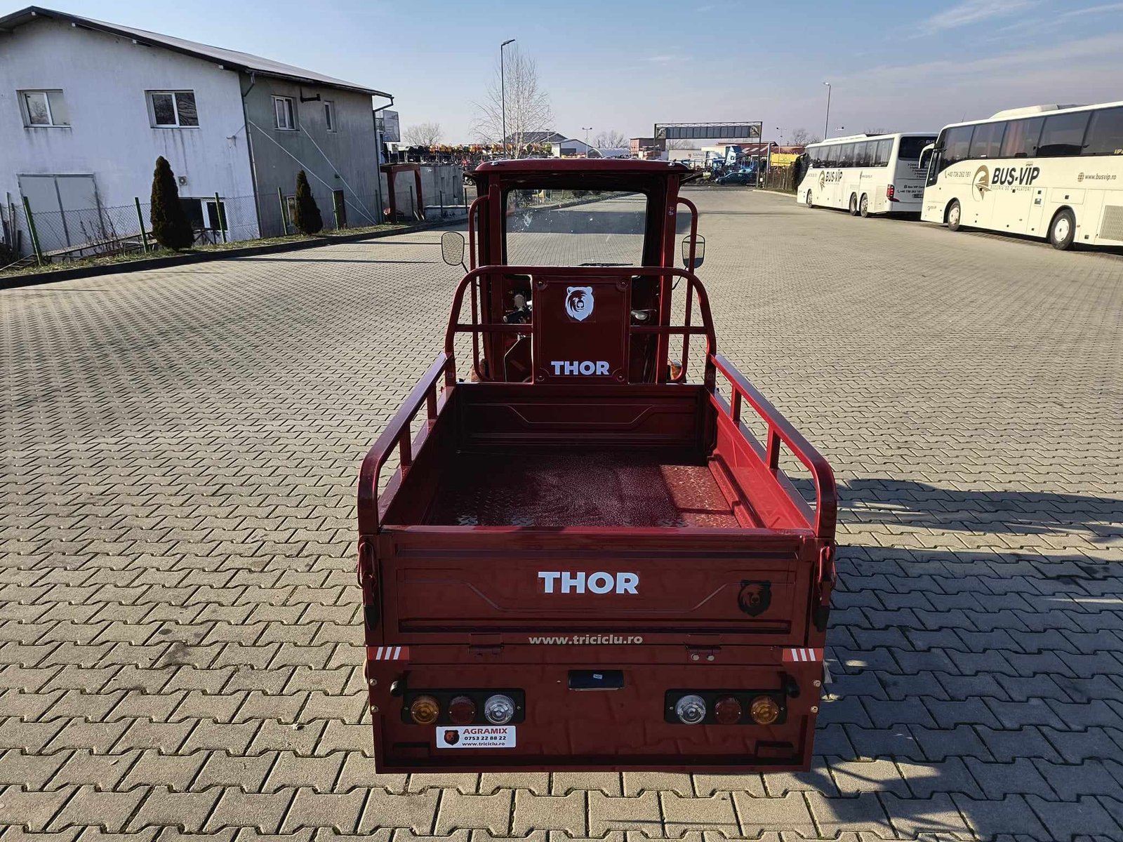 Triciclu electric 1200W Thor STAR Plus visiniu fara permis 60V45Ah 25km/h cu CIV inclus TRANSPORT GRATUIT - imagine 6