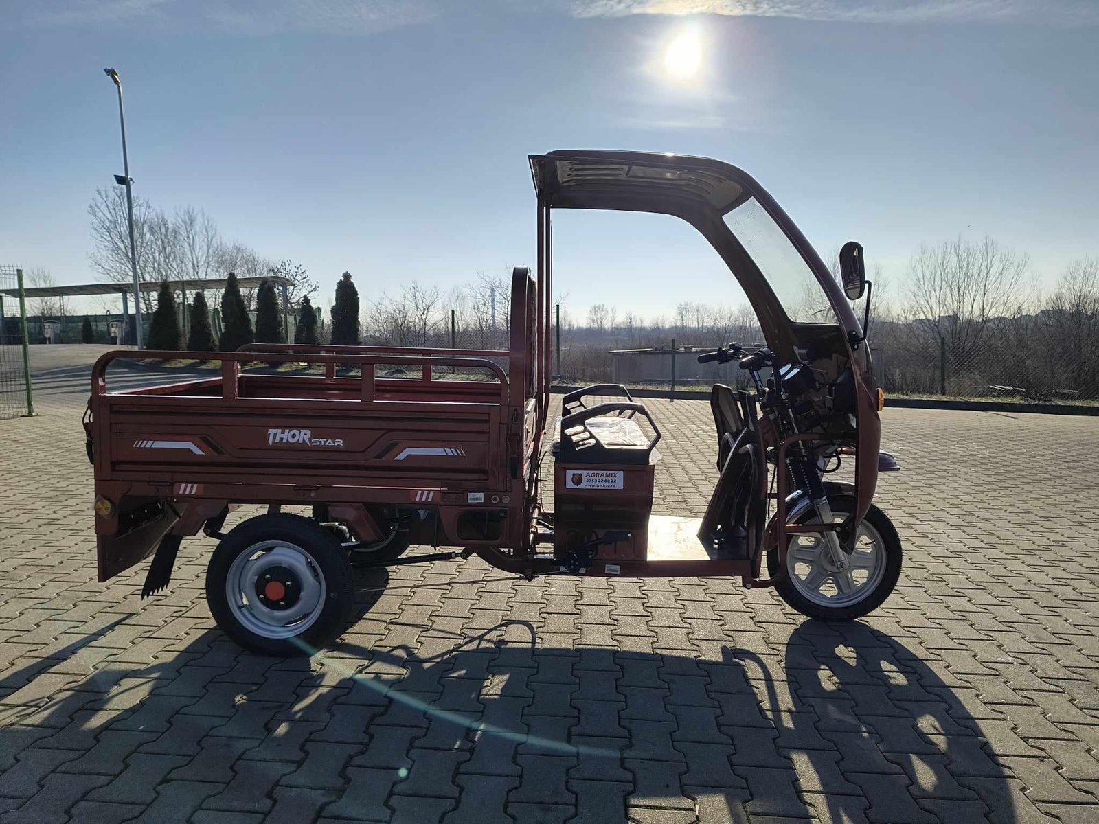 Triciclu electric 1200W Thor STAR Plus visiniu fara permis 60V45Ah 25km/h cu CIV inclus TRANSPORT GRATUIT - imagine 17