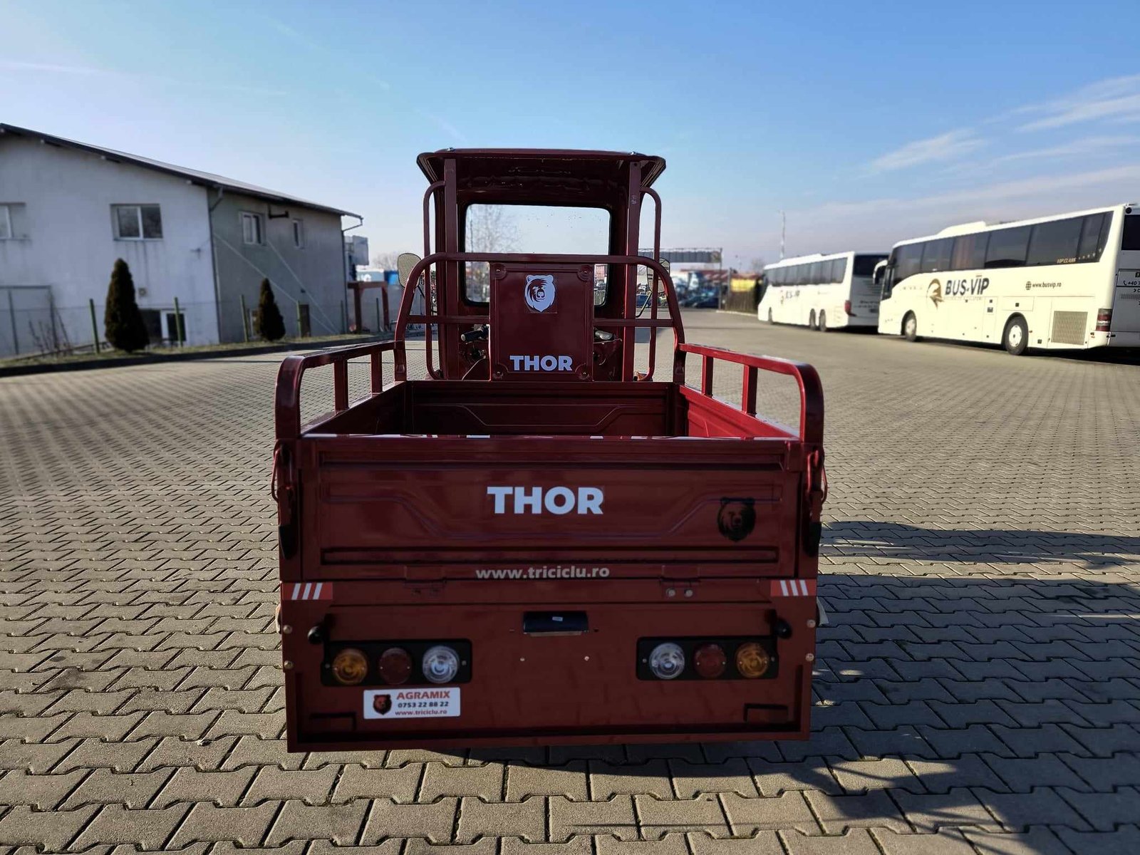 Triciclu electric 1200W Thor STAR Plus visiniu fara permis 60V45Ah 25km/h cu CIV inclus TRANSPORT GRATUIT - imagine 18