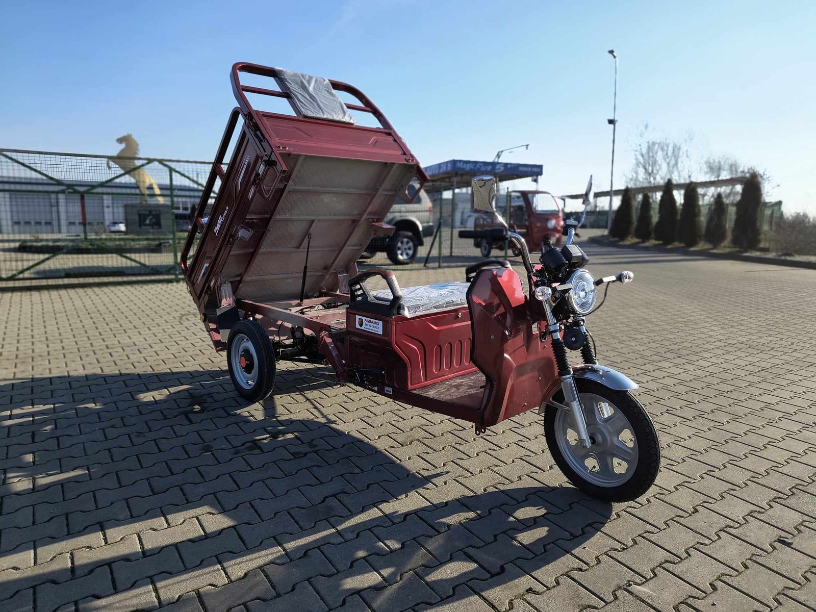 Triciclu electric 1200W Thor STAR visiniu fara permis 60V45Ah 25km/h cu CIV inclus TRANSPORT GRATUIT - imagine 7