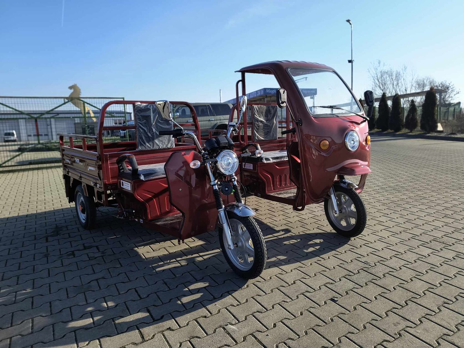 Triciclu electric 1200W Thor STAR Plus visiniu fara permis 60V45Ah 25km/h cu CIV inclus TRANSPORT GRATUIT - imagine 19