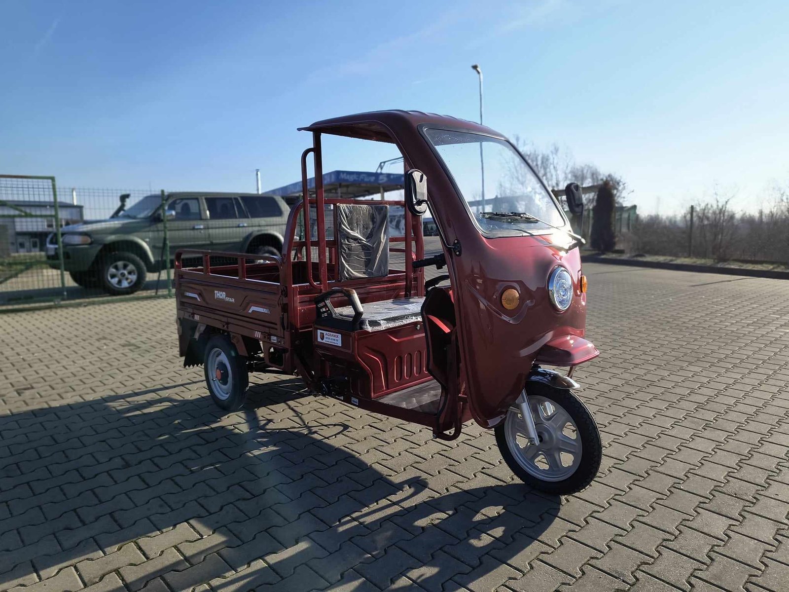 Triciclu electric 1200W Thor STAR Plus visiniu fara permis 60V45Ah 25km/h cu CIV inclus TRANSPORT GRATUIT - imagine 20