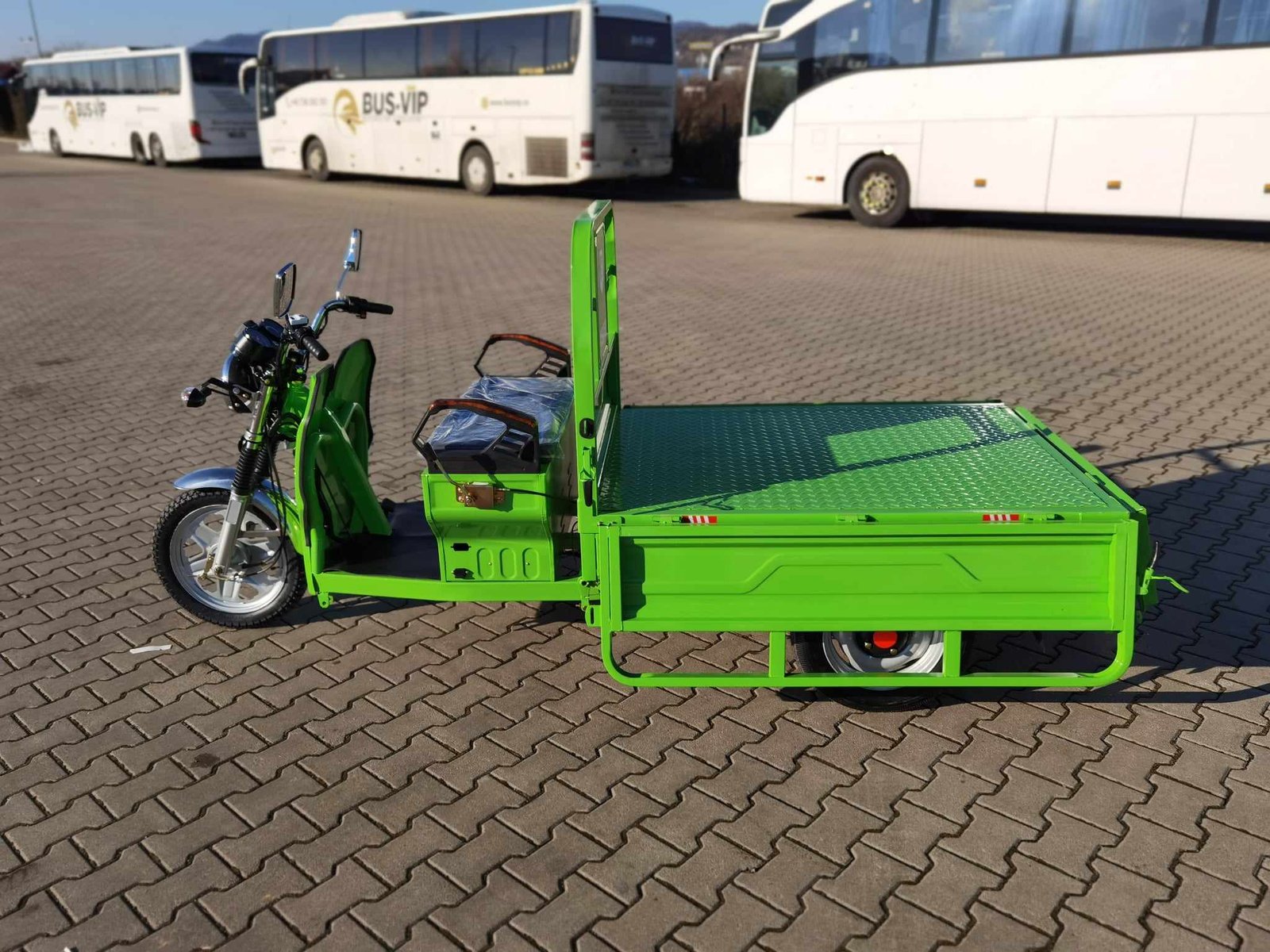 Triciclu electric 1200W Thor STAR verde fara permis 60V45Ah 25km/h cu CIV inclus TRANSPORT GRATUIT - imagine 6