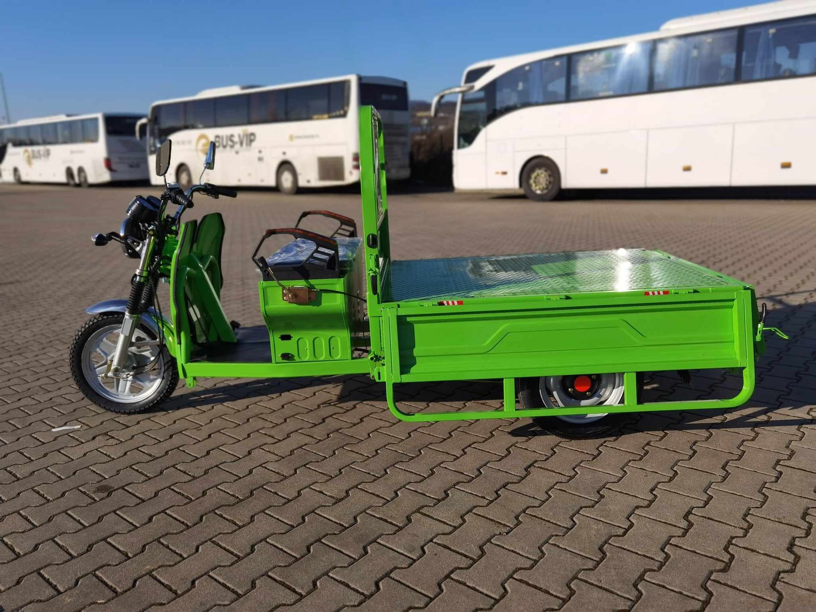 Triciclu electric 1200W Thor STAR verde fara permis 60V45Ah 25km/h cu CIV inclus TRANSPORT GRATUIT - imagine 15