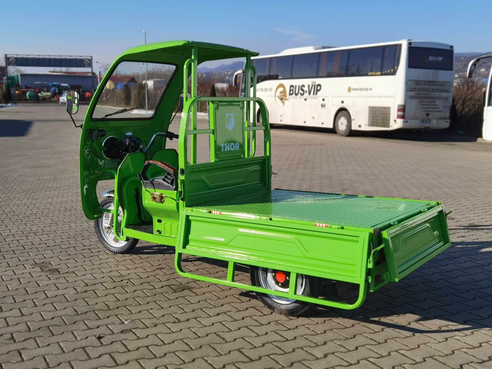Triciclu electric 1200W Thor STAR Plus verde fara permis 60V45Ah 25km/h cu CIV inclus TRANSPORT GRATUIT - imagine 19