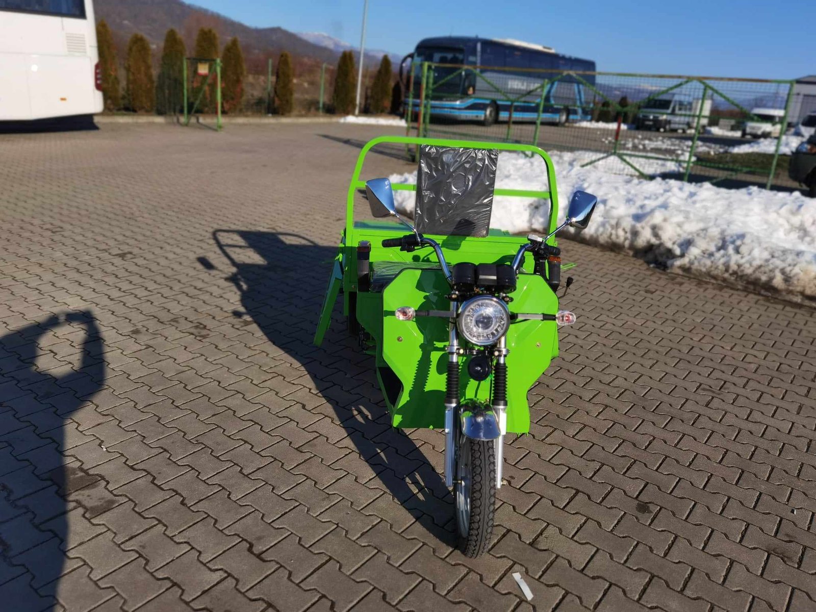 Triciclu electric 1200W Thor STAR verde fara permis 60V45Ah 25km/h cu CIV inclus TRANSPORT GRATUIT - imagine 25