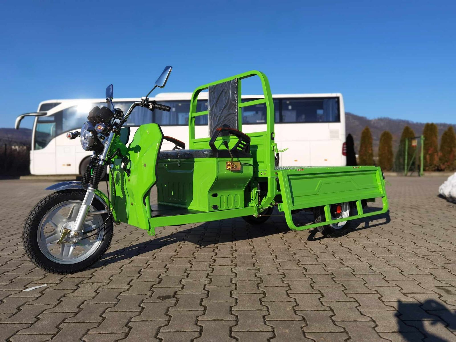 Triciclu electric 1200W Thor STAR verde fara permis 60V45Ah 25km/h cu CIV inclus TRANSPORT GRATUIT - imagine 29