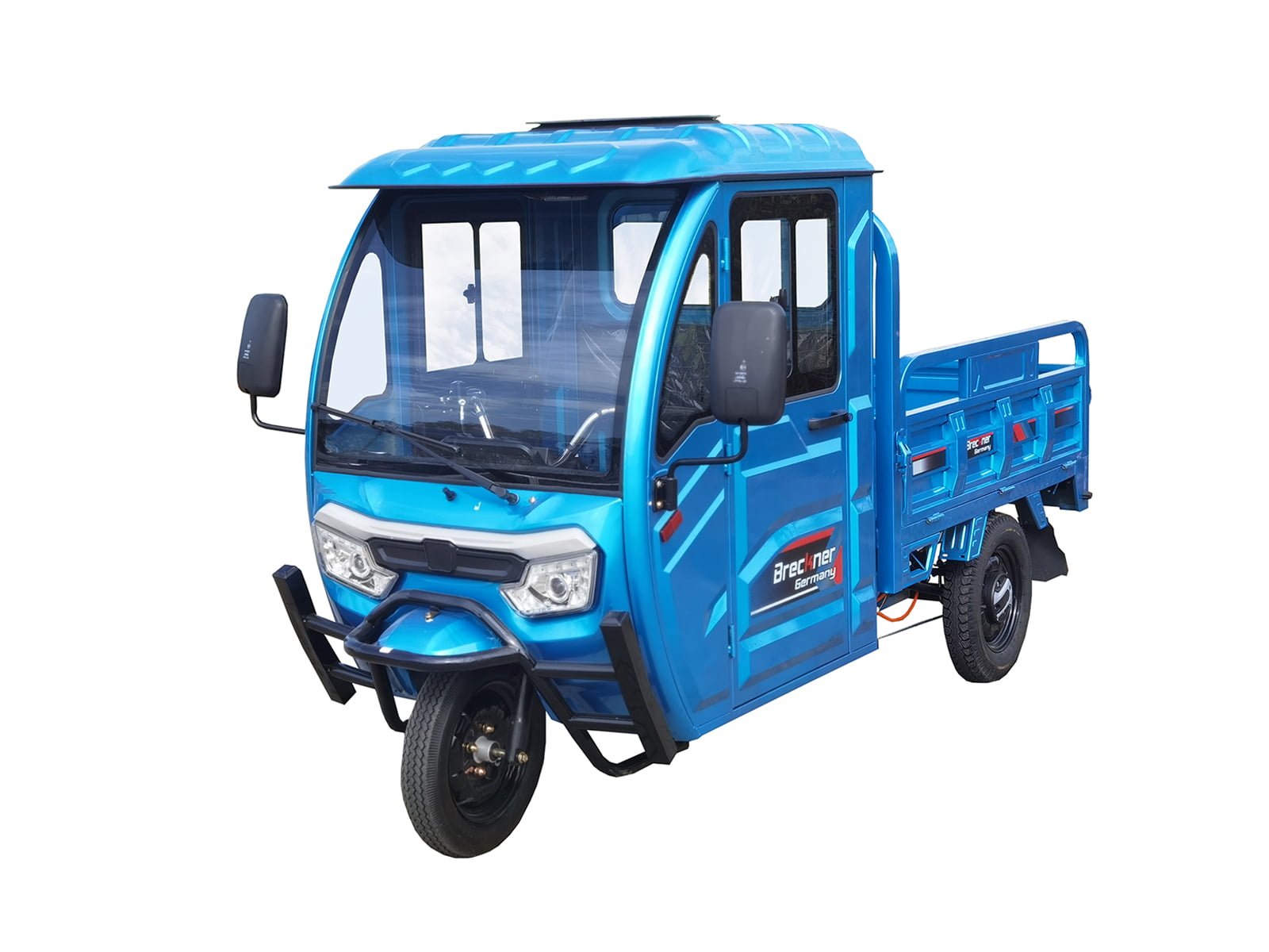 Triciclu electric 2000W Breckner MAX fara permis 72V52Ah 25km/h cu cabina inchisa TRANSPORT GRATUIT