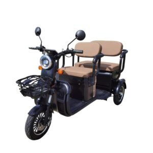 Triciclu electric 1000W Breckner TRAVEL negru fara permis 60V20Ah 25km/h TRANSPORT GRATUIT
