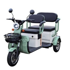 Triciclu electric 1000W Breckner TRAVEL verde fara permis 60V20Ah 25km/h TRANSPORT GRATUIT