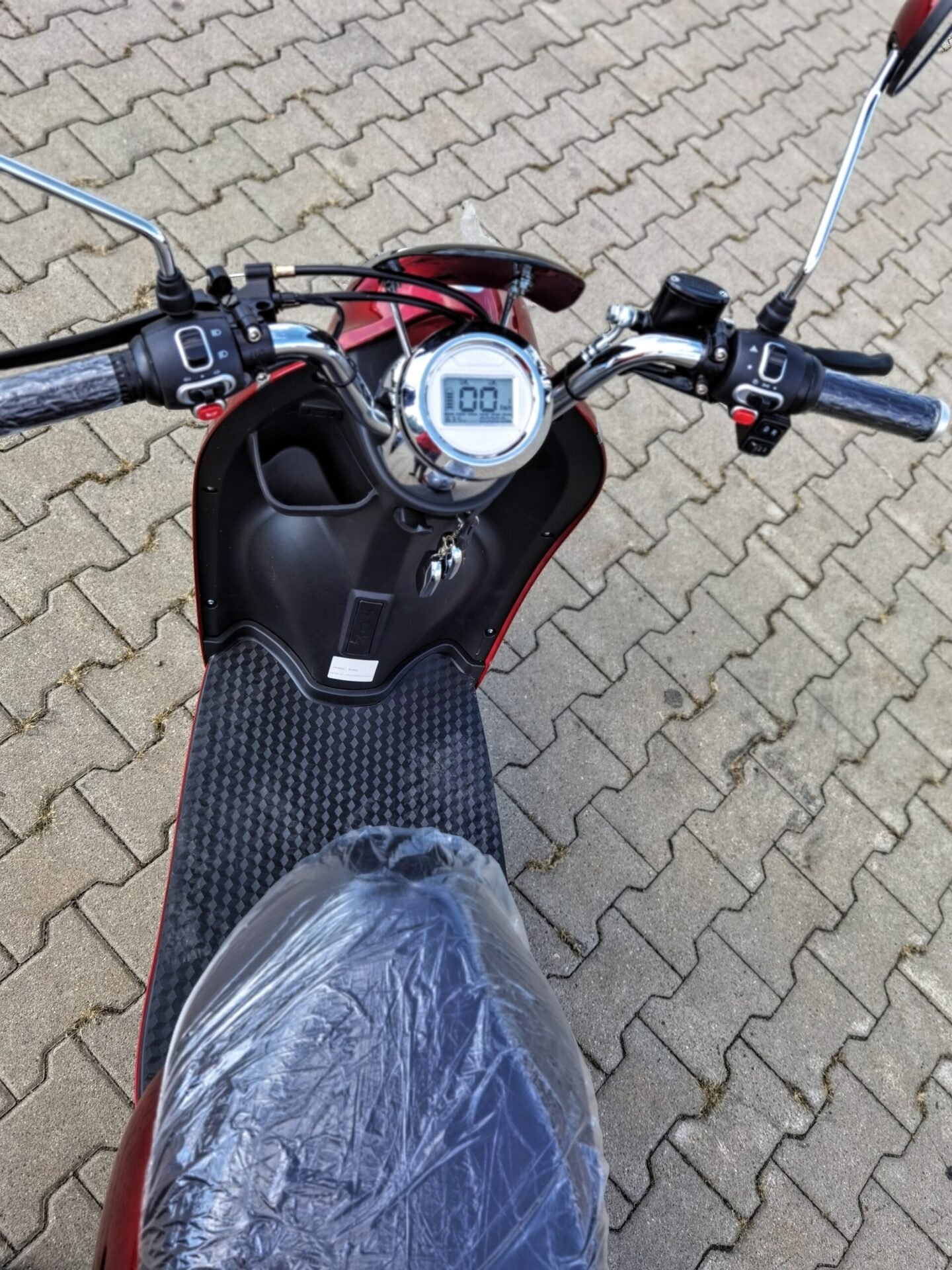 Triciclu electric 800W Thor Spyder rosu fara permis 60V20Ah 25km/h TRANSPORT GRATUIT - imagine 8
