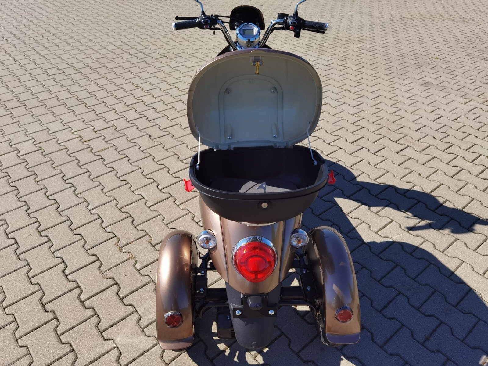 Triciclu electric 800W Thor Spyder maro fara permis 60V20Ah 25km/h TRANSPORT GRATUIT - imagine 12
