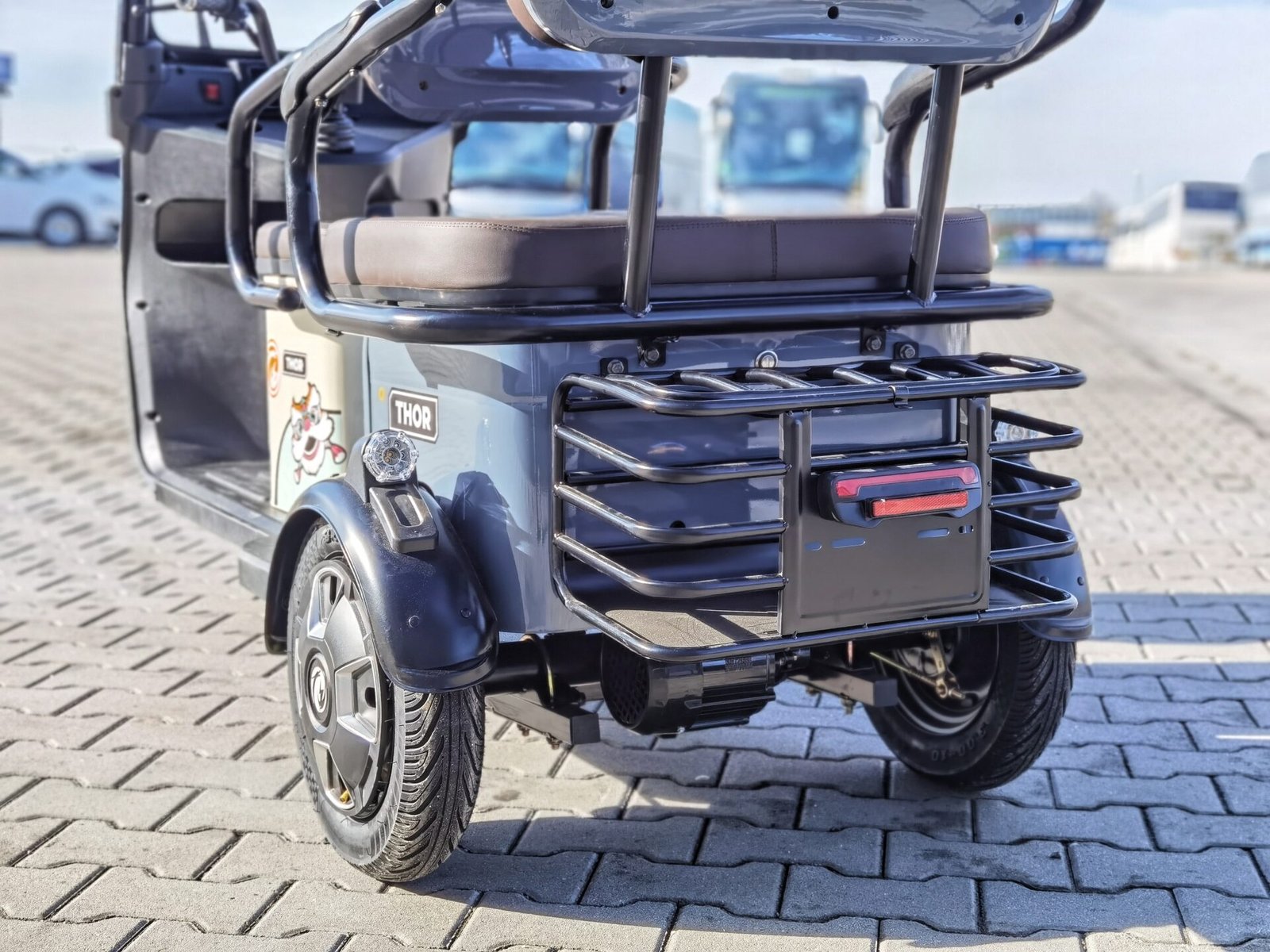 Triciclu electric 1000W Thor CHALLENGER gri fara permis 60V20Ah 25km/h TRANSPORT GRATUIT - imagine 31