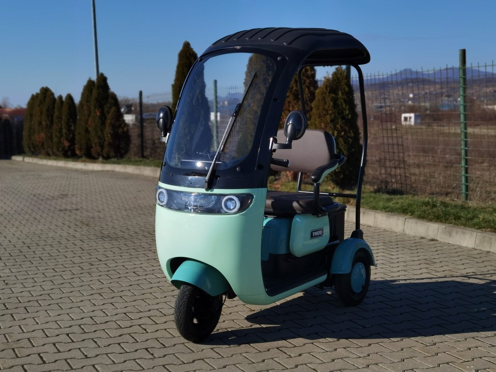 Triciclu electric 1000W Thor PANDA fara permis 60V20Ah 25km/h TRANSPORT GRATUIT - imagine 20