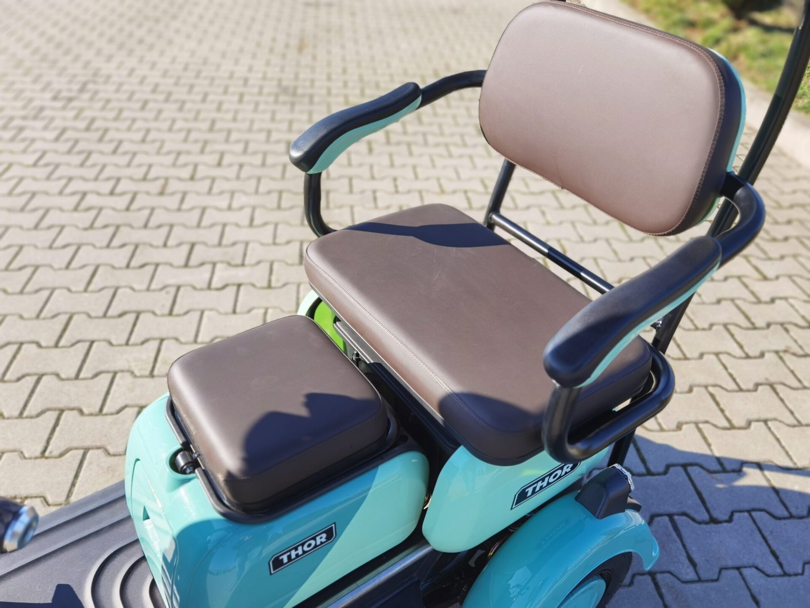 Triciclu electric 1000W Thor PANDA fara permis 60V20Ah 25km/h TRANSPORT GRATUIT - imagine 12