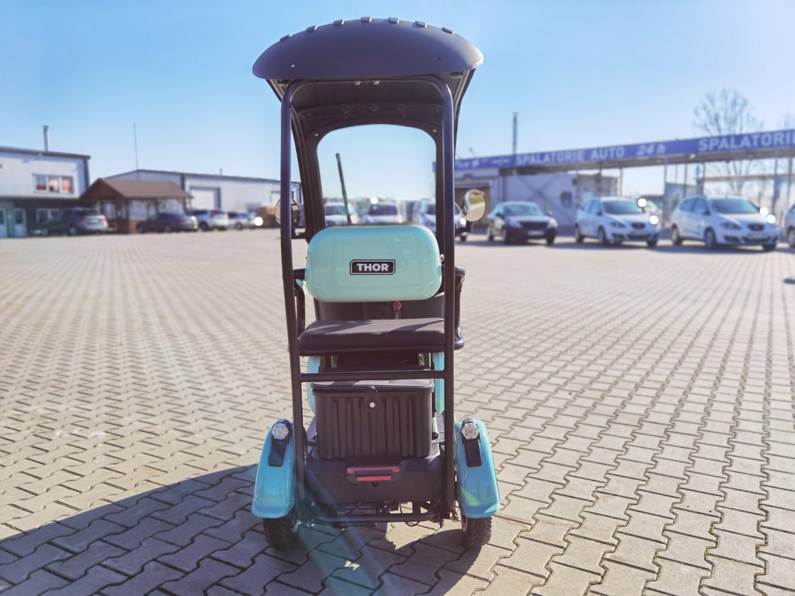 Triciclu electric 1000W Thor PANDA fara permis 60V20Ah 25km/h TRANSPORT GRATUIT - imagine 15