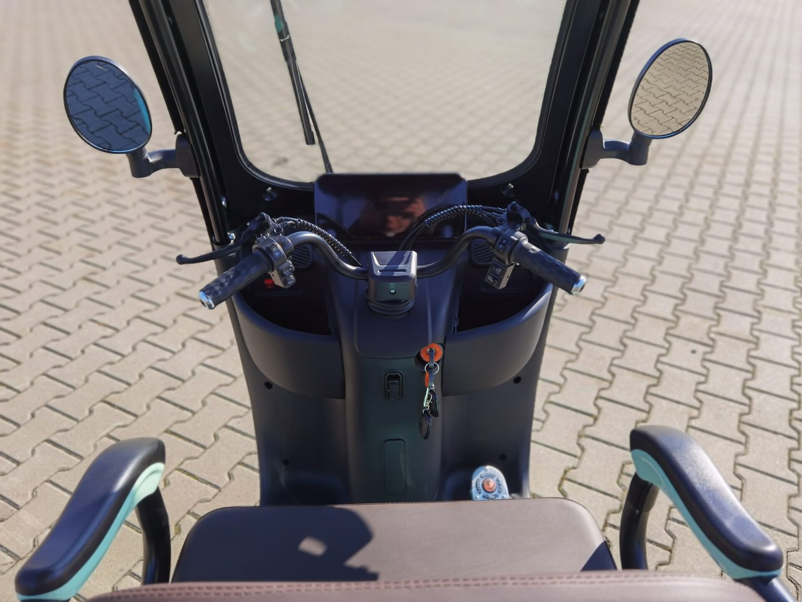 Triciclu electric 1000W Thor PANDA fara permis 60V20Ah 25km/h TRANSPORT GRATUIT - imagine 18