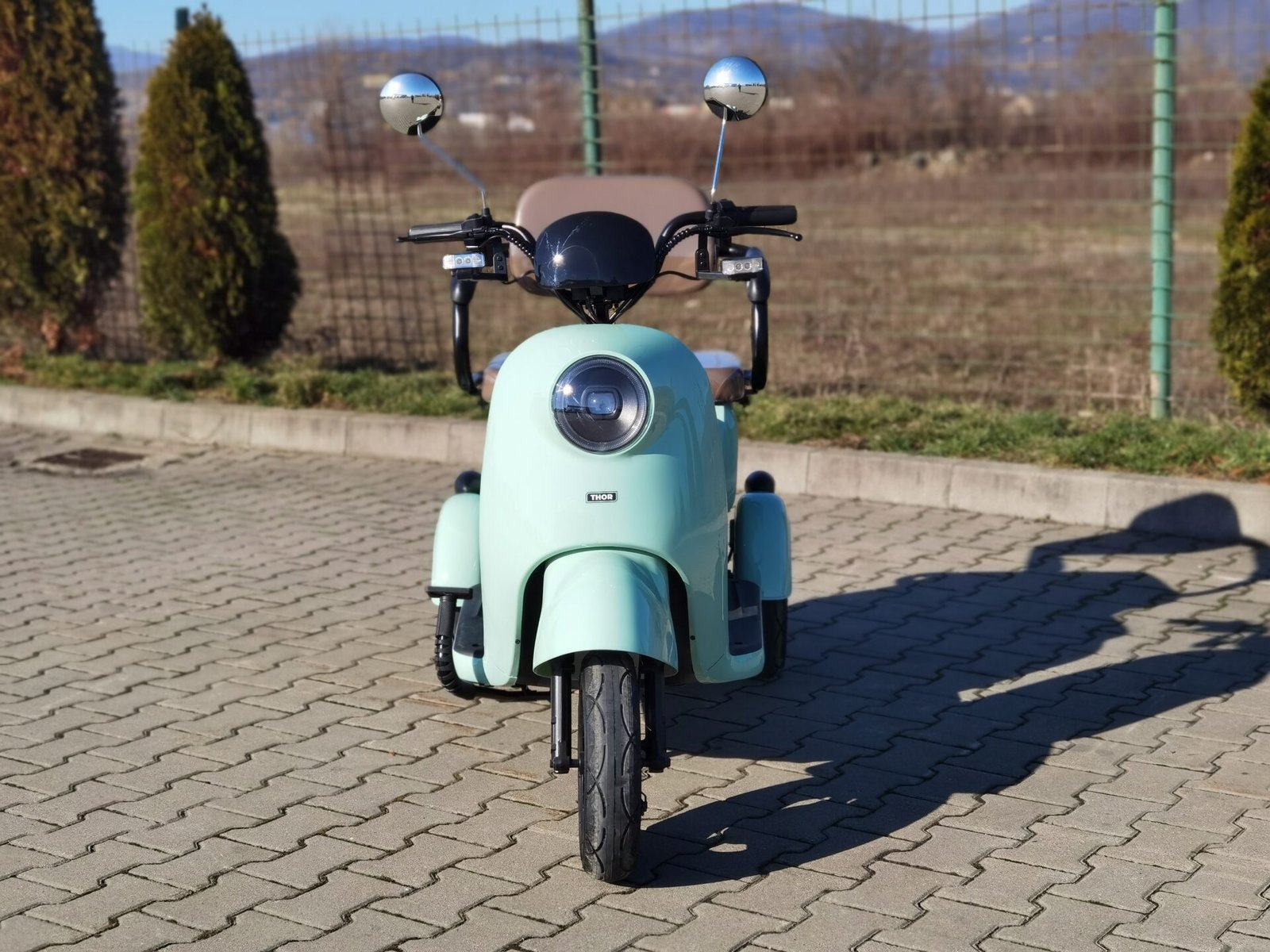 Triciclu electric 1000W Thor SLIDING fara permis 60V20Ah 25km/h TRANSPORT GRATUIT - imagine 22