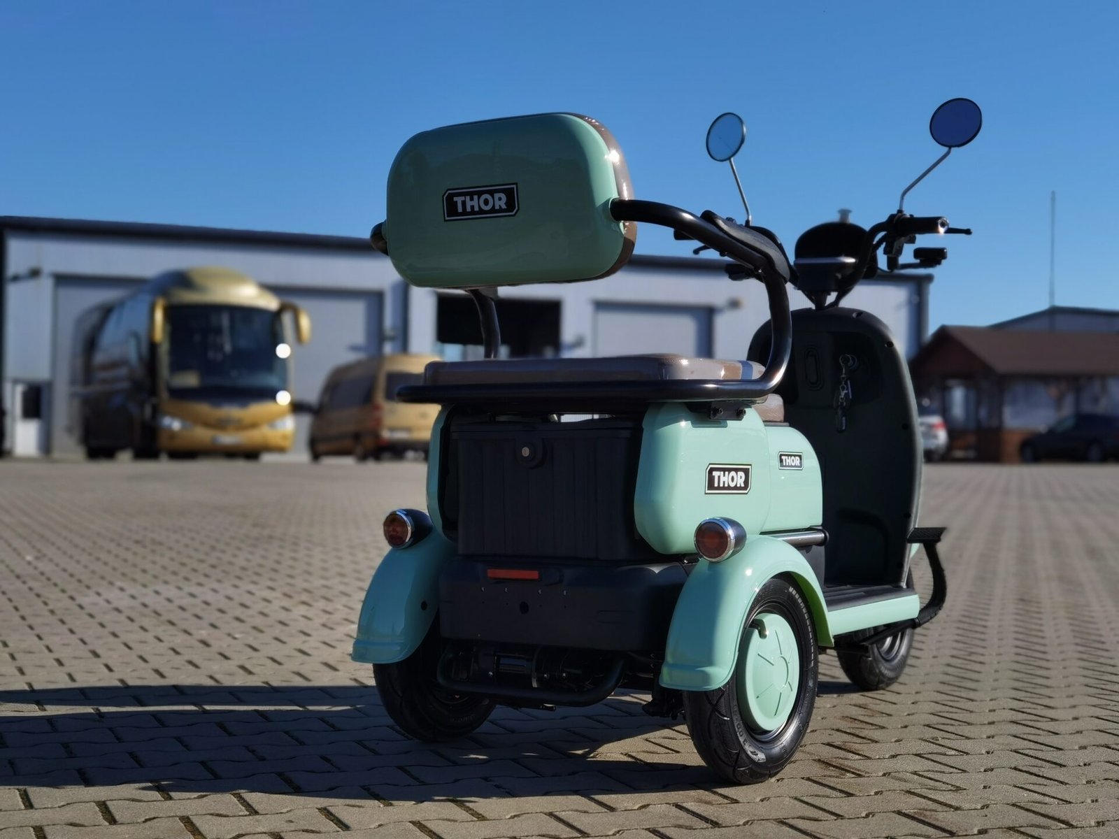 Triciclu electric 1000W Thor SLIDING fara permis 60V20Ah 25km/h TRANSPORT GRATUIT - imagine 10