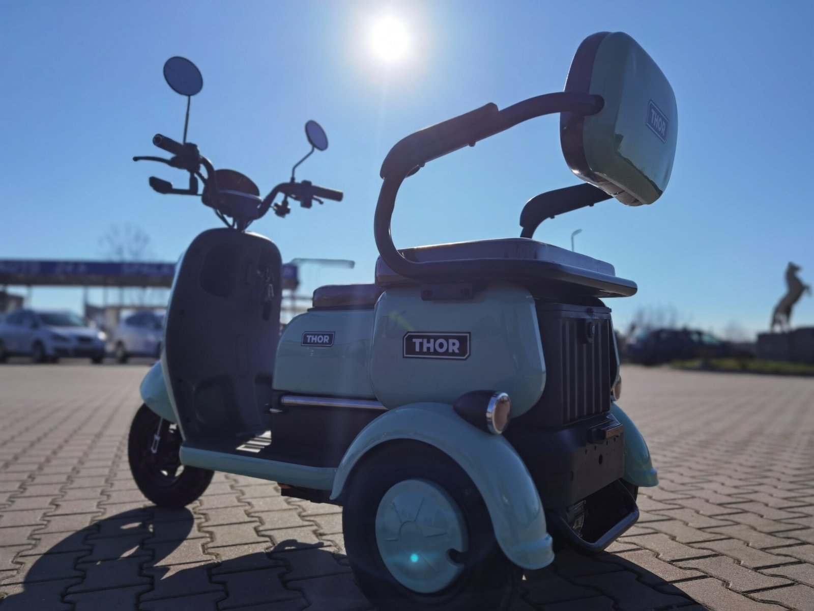 Triciclu electric 1000W Thor SLIDING fara permis 60V20Ah 25km/h TRANSPORT GRATUIT - imagine 25