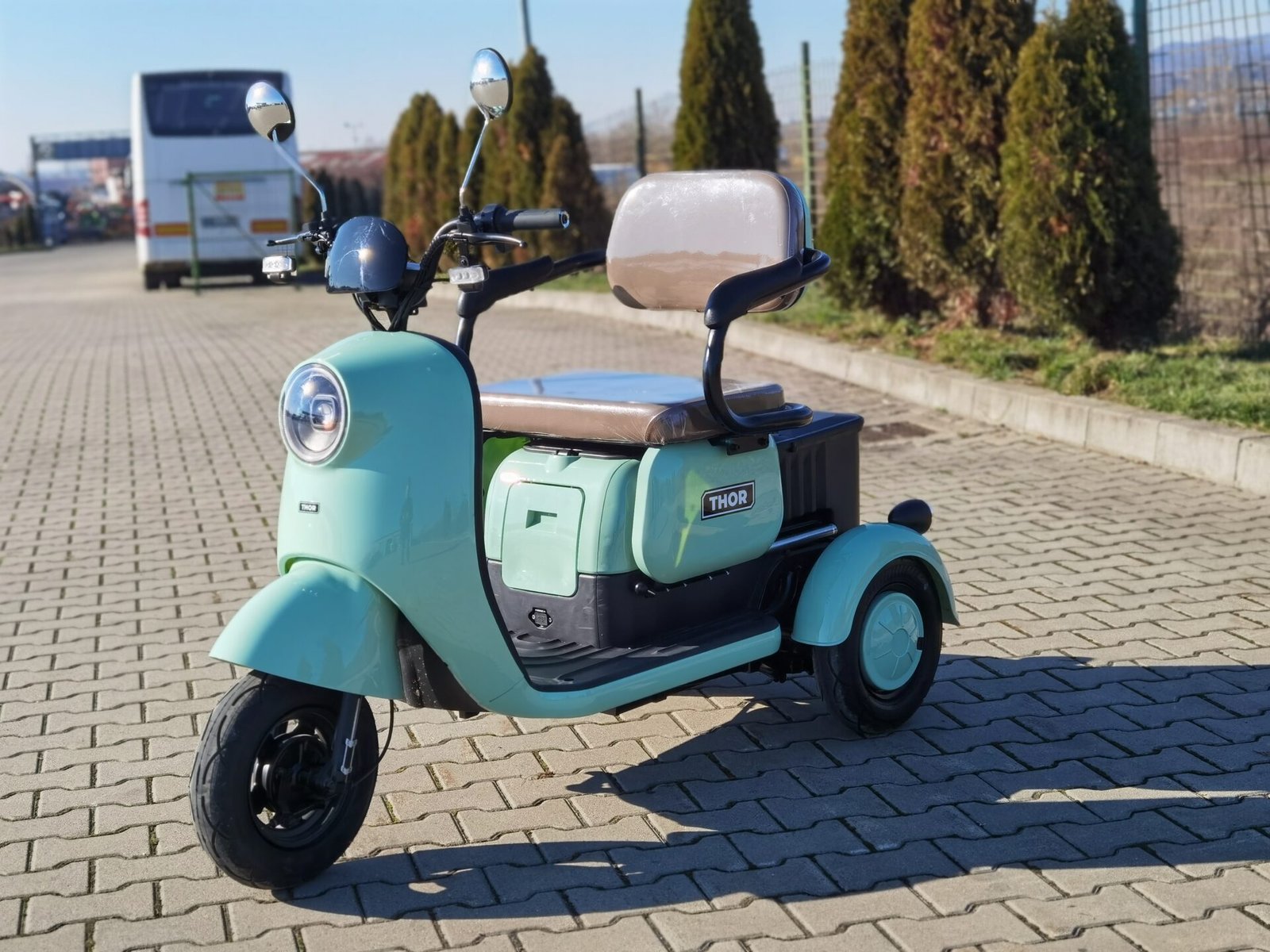 Triciclu electric 1000W Thor SLIDING fara permis 60V20Ah 25km/h TRANSPORT GRATUIT - imagine 18