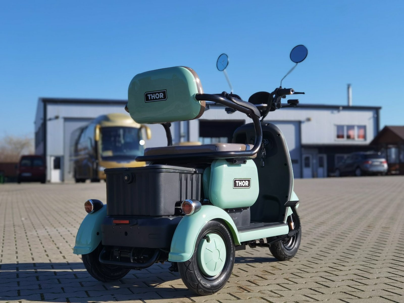 Triciclu electric 1000W Thor SLIDING fara permis 60V20Ah 25km/h TRANSPORT GRATUIT - imagine 19