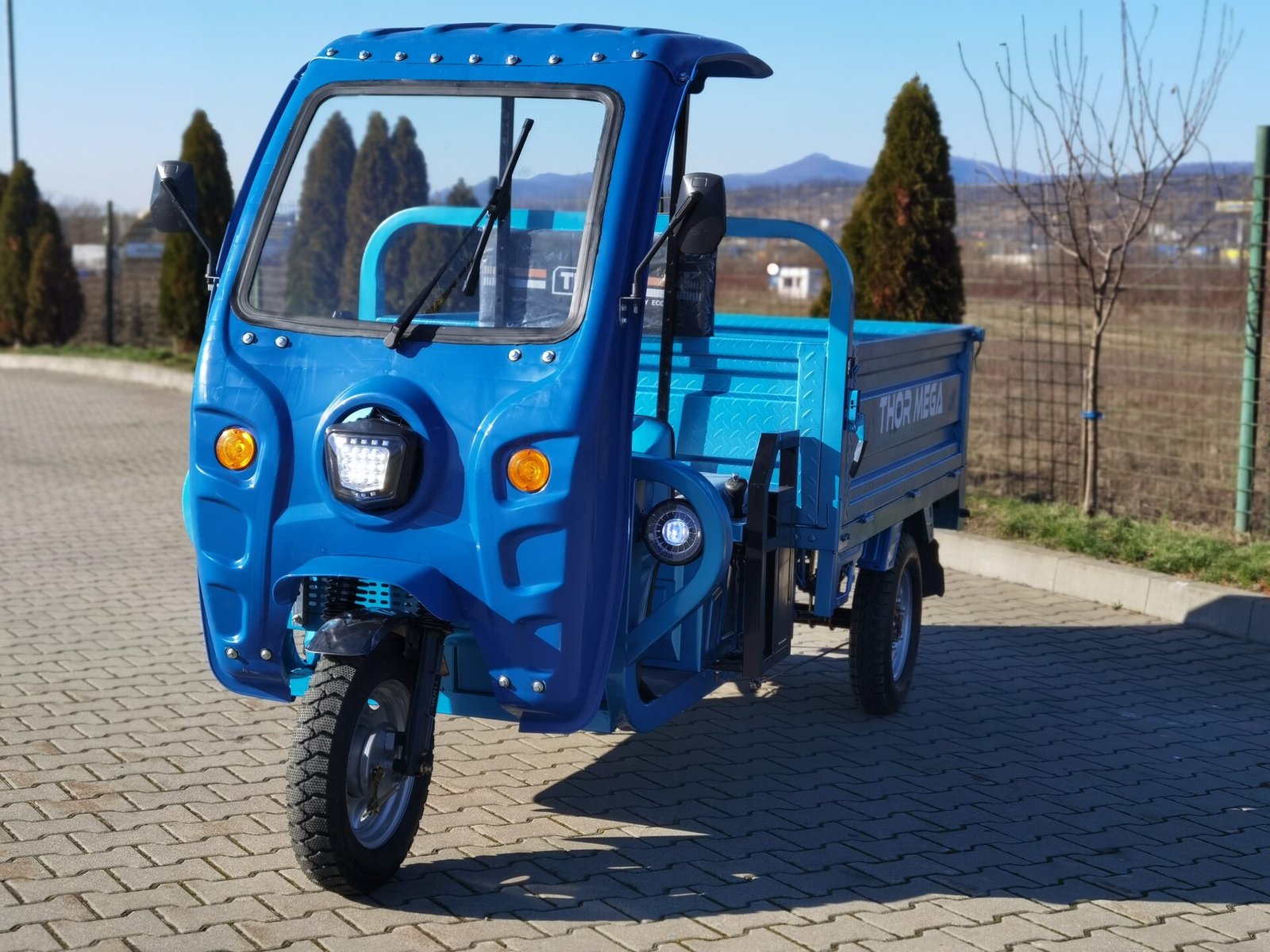 Triciclu electric 1500W Thor MEGA Plus fara permis 60V58Ah 25km/h TRANSPORT GRATUIT - imagine 2