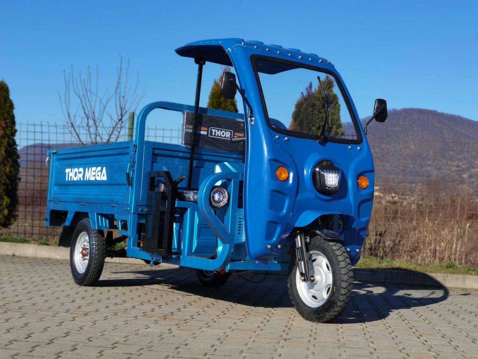 Triciclu electric 1500W Thor MEGA Plus fara permis 60V58Ah 25km/h TRANSPORT GRATUIT - imagine 9