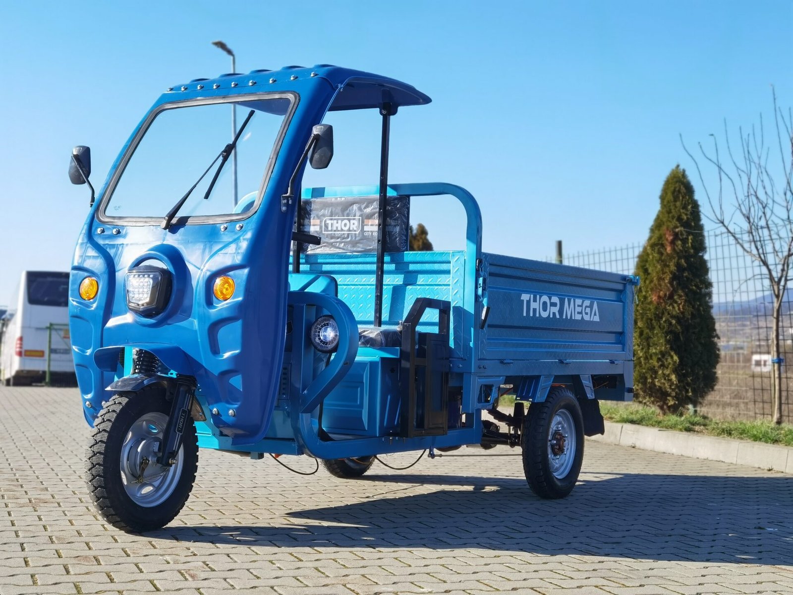 Triciclu electric 1500W Thor MEGA Plus fara permis 60V58Ah 25km/h TRANSPORT GRATUIT - imagine 4