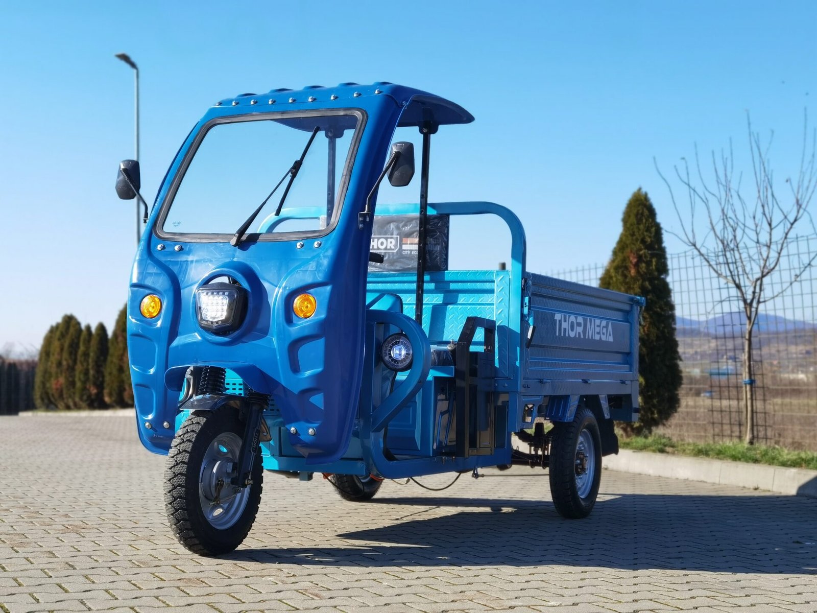 Triciclu electric 1500W Thor MEGA Plus fara permis 60V58Ah 25km/h TRANSPORT GRATUIT - imagine 5