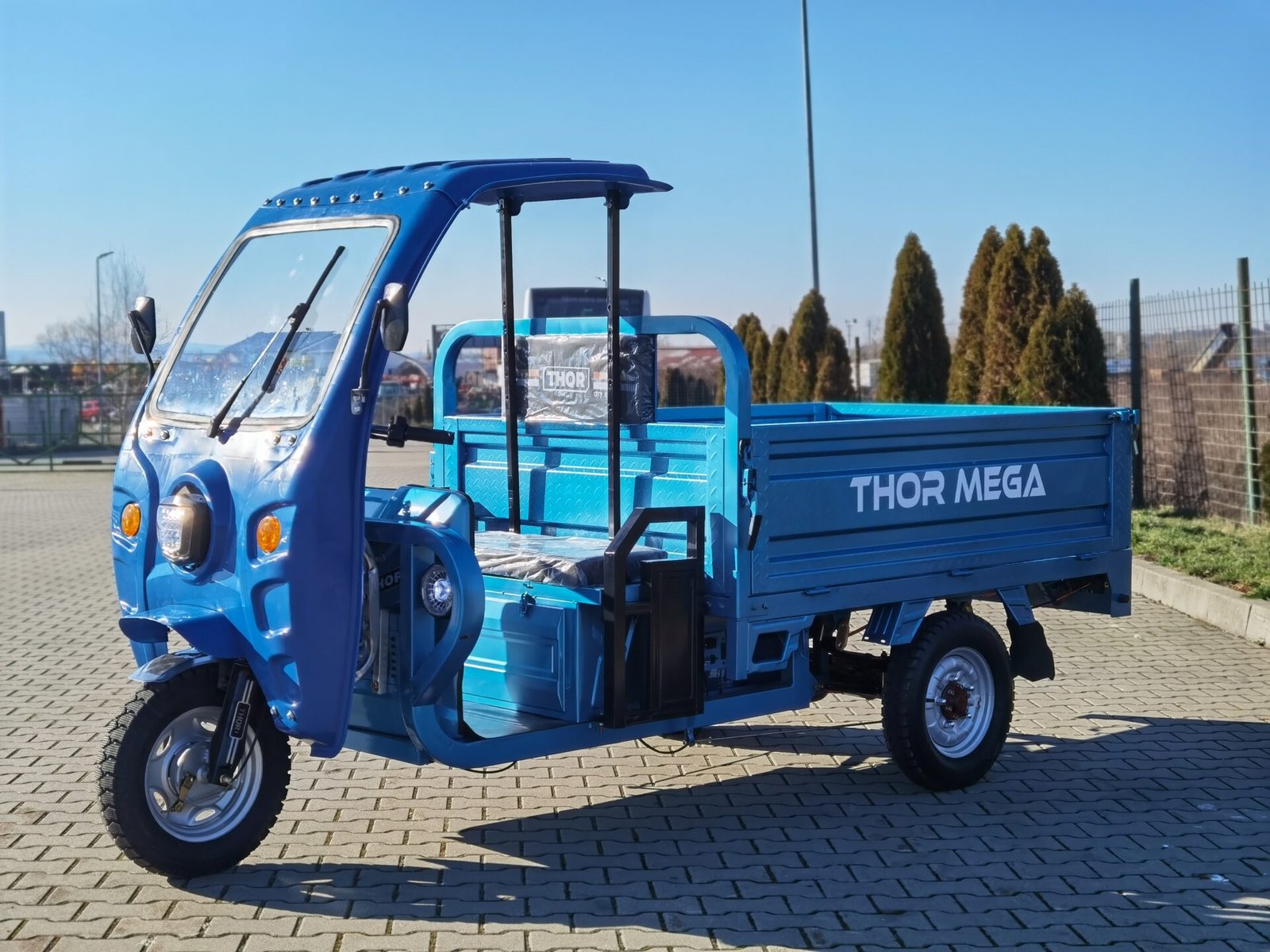 Triciclu electric 1500W Thor MEGA Plus fara permis 60V58Ah 25km/h TRANSPORT GRATUIT - imagine 10