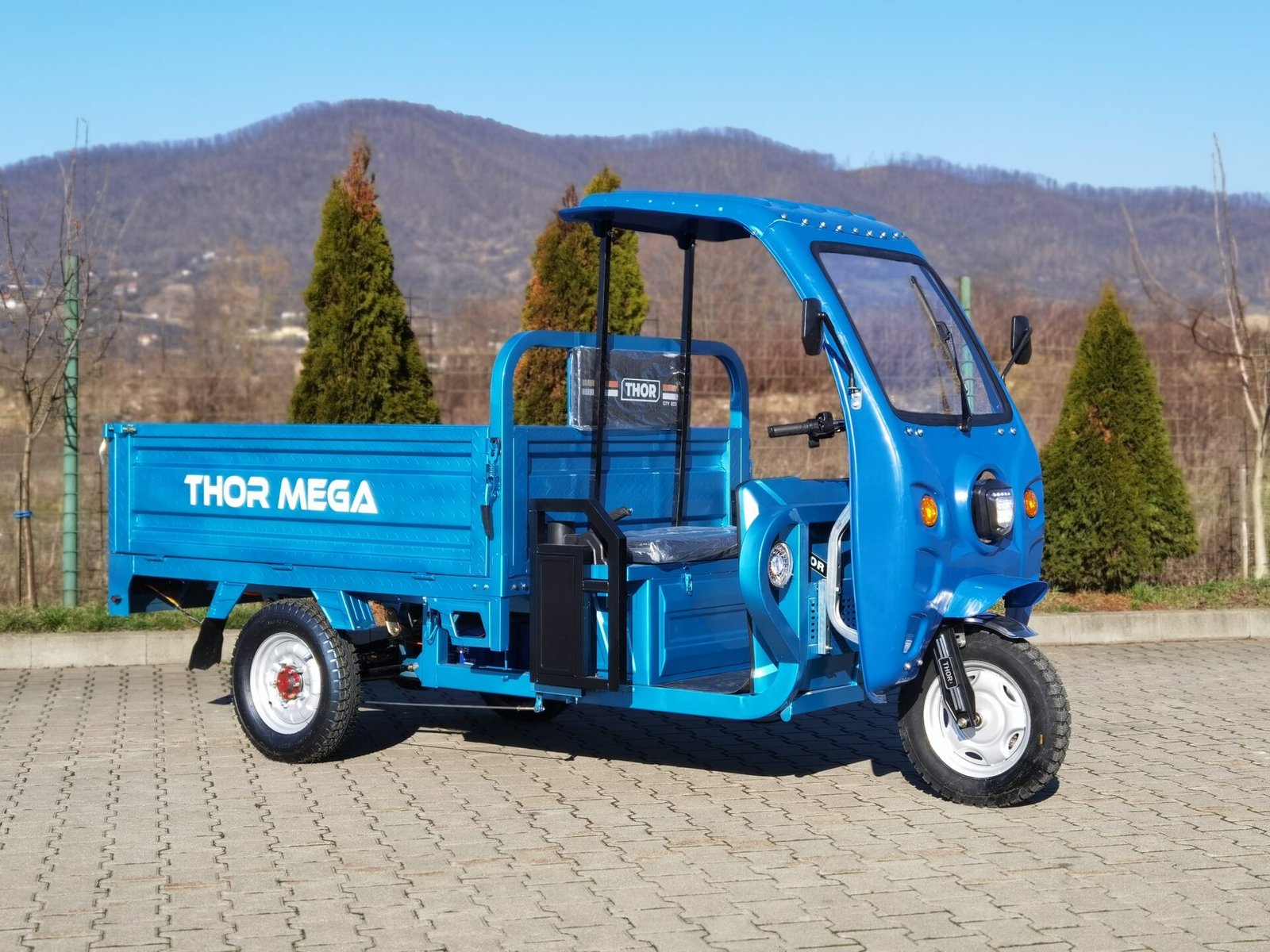 Triciclu electric 1500W Thor MEGA Plus fara permis 60V58Ah 25km/h TRANSPORT GRATUIT - imagine 11